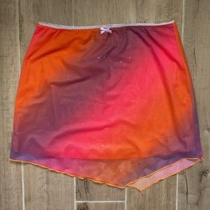 mini multi-color sparkly princess polly skirt!